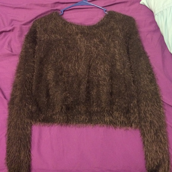 Fuzzy hollister sweater
