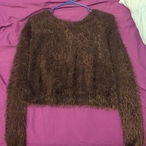 Fuzzy hollister sweater
