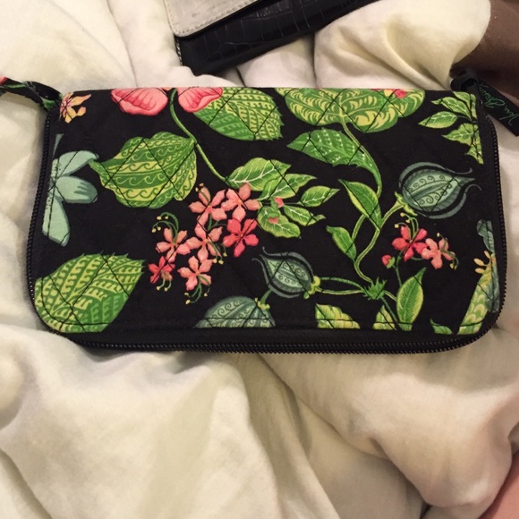 Vera Bradley wristlet with checkbook cover