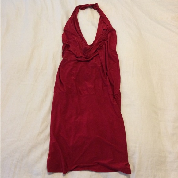 Sexy Red Backless Dress