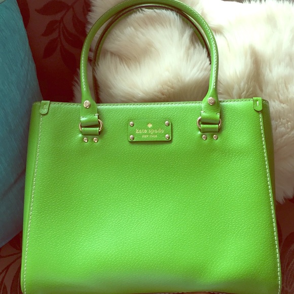 kate spade Handbags - kate spade green wellesley leather handbag