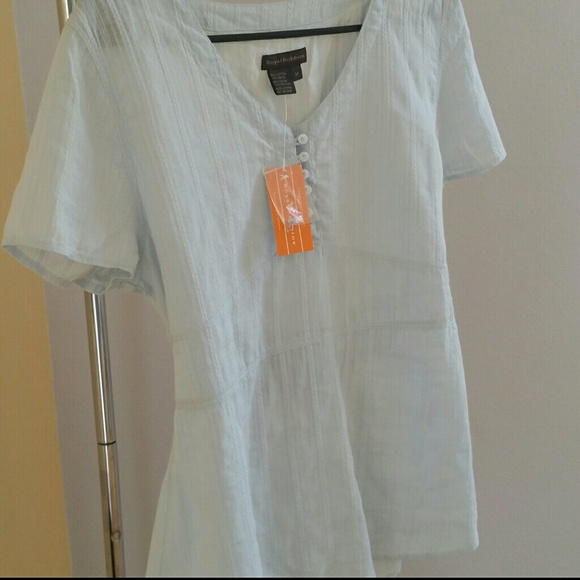 Pale blue Royal Robbins top