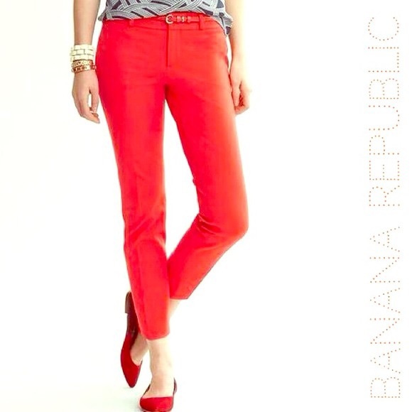 NEW Banana Republic Sloan Fit Slim Ankle Pants