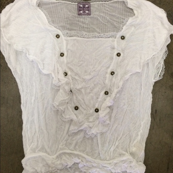 Free People Sheer Lace Top