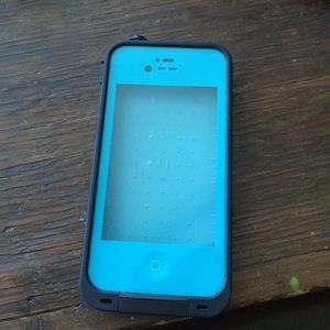 Authentic blue 4s lifeproof case
