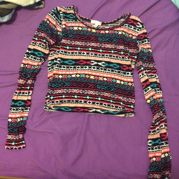 Colorful crop top