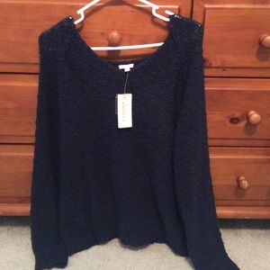 Sonoma navy blue sweater. NWT