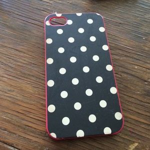 Pink and black iPhone 4s case