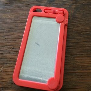 Etch-a-sketch iPhone red case