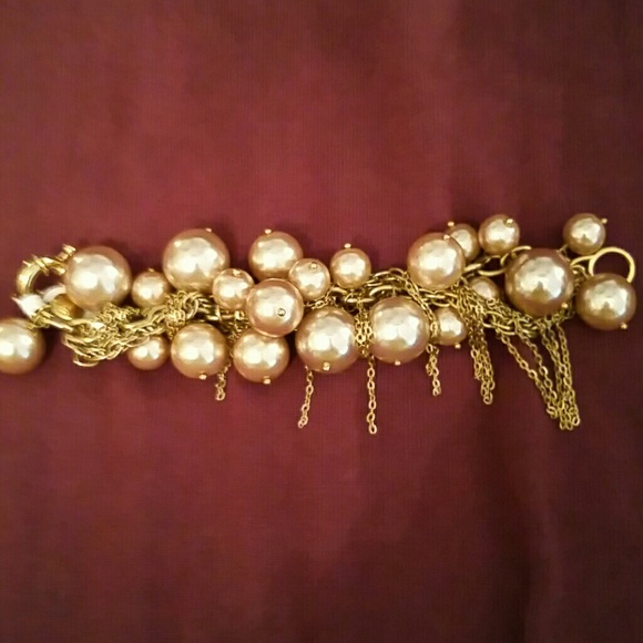 💖SOLD💖 J Crew Pink Pearl Bracelet