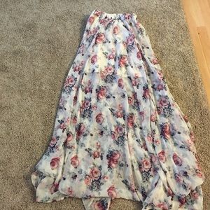 Floral Abercrombie maxi skirt