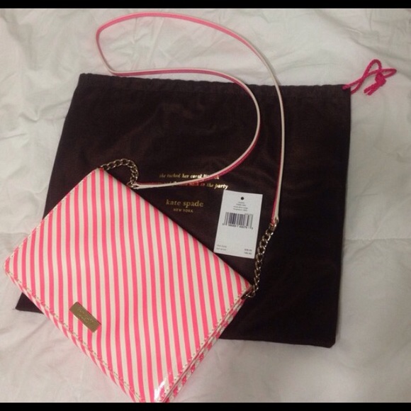 Hot pink kate spade cross body