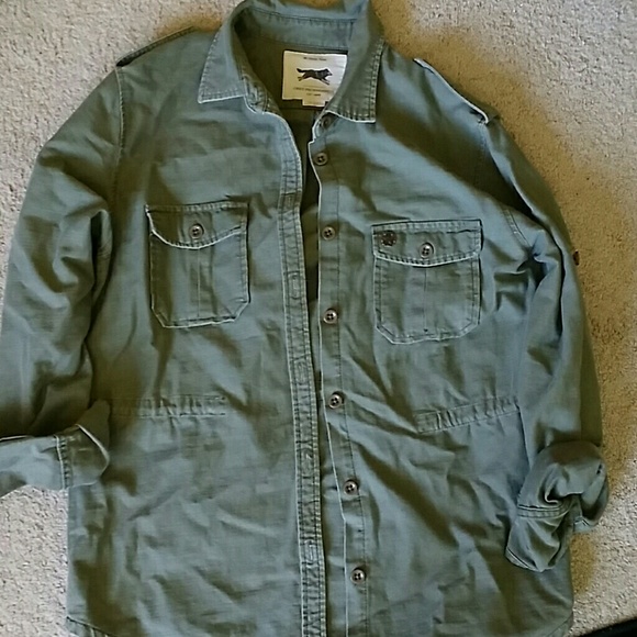 Green obey army jacket