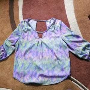 Colorful feathers american eagle top