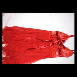 Sexy Red lace lingerie