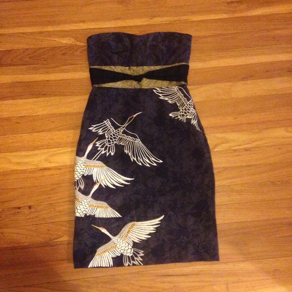 Anthropologie Strapless Dress