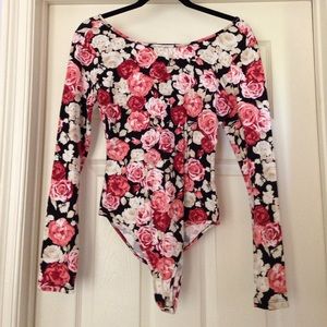 Flower bodysuit