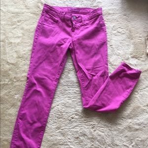 J brand fuschia pink skinny jeans