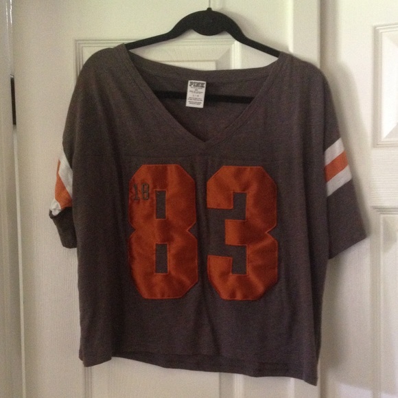 VS Pink University of Texas themed jersey