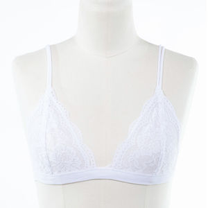 WONDERFUL CAYDENCE WHITE LACE BRALETTE