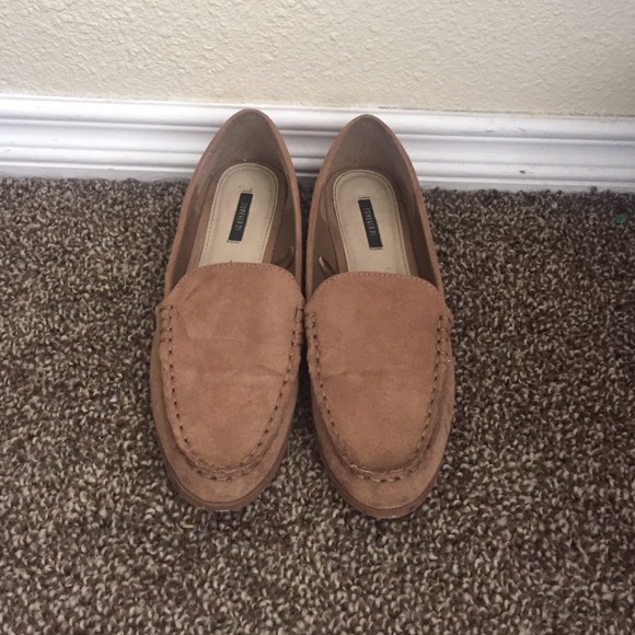 Women's suede loafers