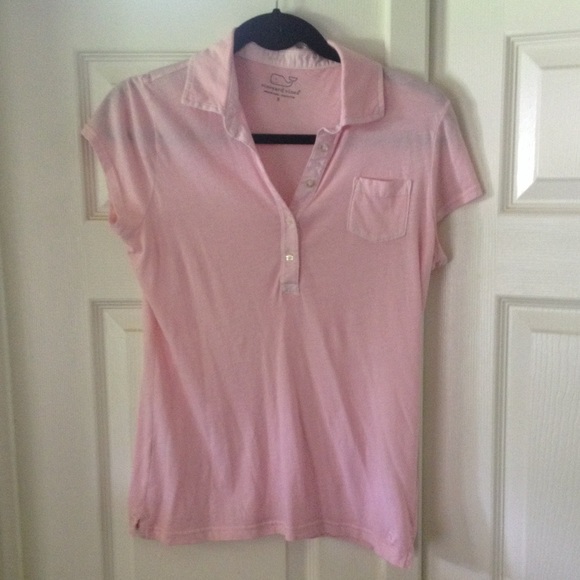 Pink Vineyard Vines polo