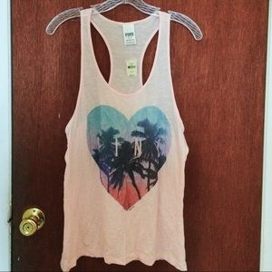 VS Pink Tropical Tank/$10 or Free With VS Purchase