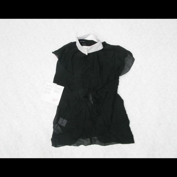 VINTAGE Karl Lagerfeld of Chanel 100% SILK Top COLLECTIBLE Dress Shirt - Picture 9 of 10