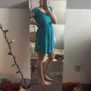 Cute turquoise dress