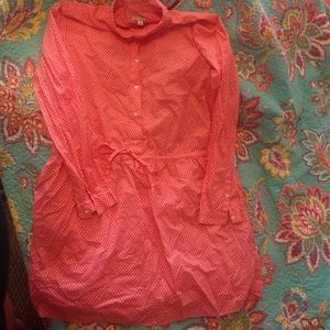 Gap Button up star design dress