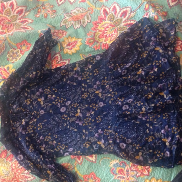 Gap Western floral design dress