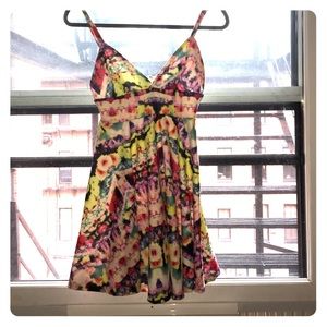 MINKPINK floral trippy dress