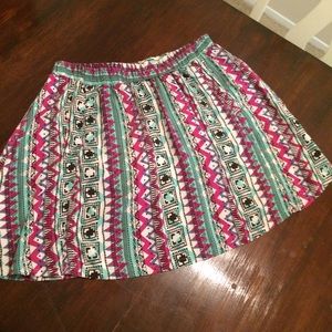 Aztec A line skirt
