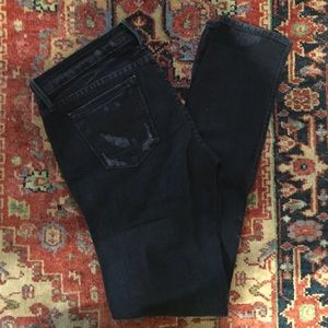 Distressed Hudson Denim