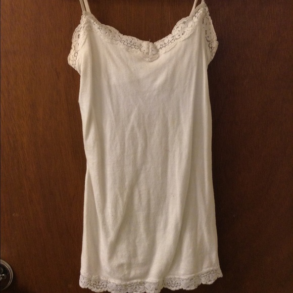 White lace cami!