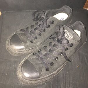 all black converse