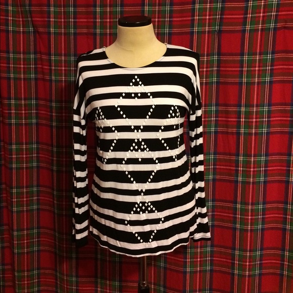 Striped Long Sleeve Top