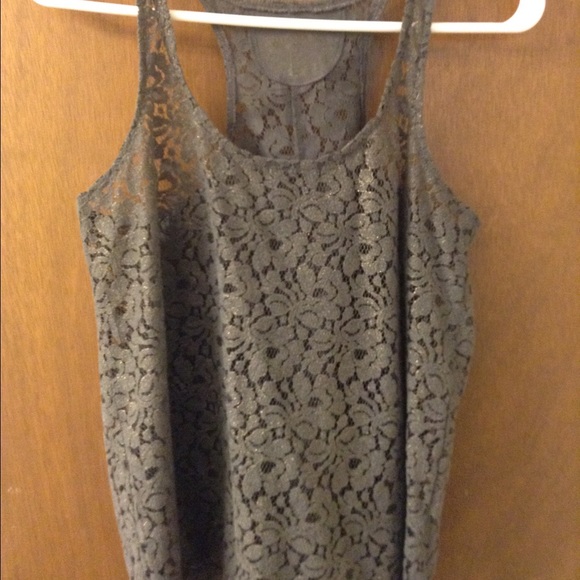 Sparkle lace shirt