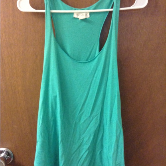 Teal tank top!