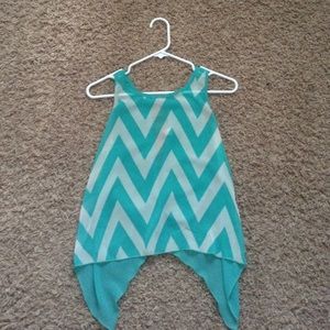 Turquoise tank top