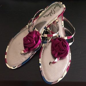 Sam Edelman multi colored sandals