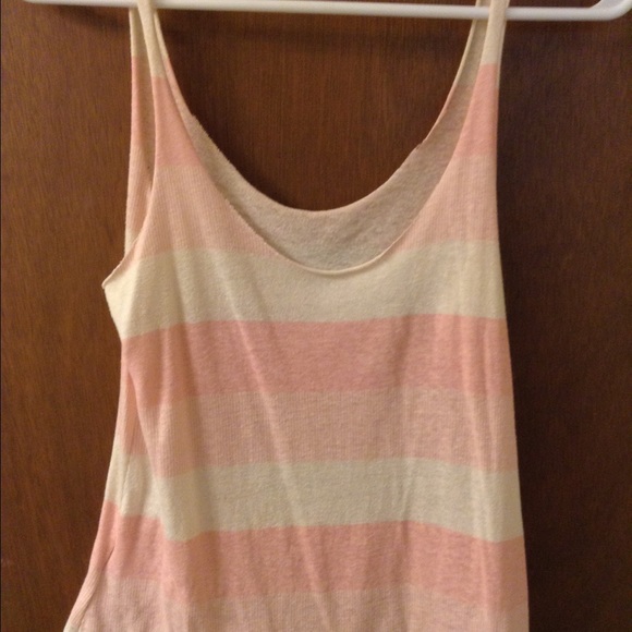 Pink striped urban outfitters tank top!