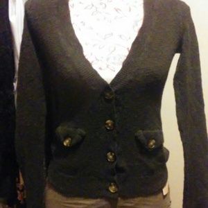 Dark gray cardigan