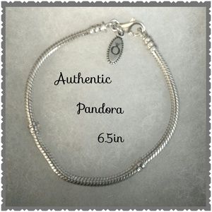 Authentic Pandora Sterling Silver Bracelet