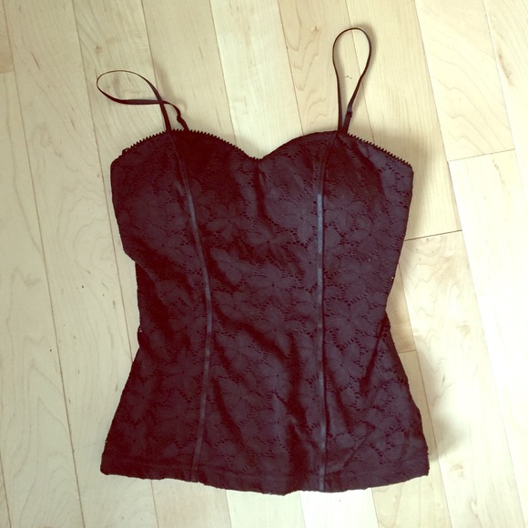 Black corset top