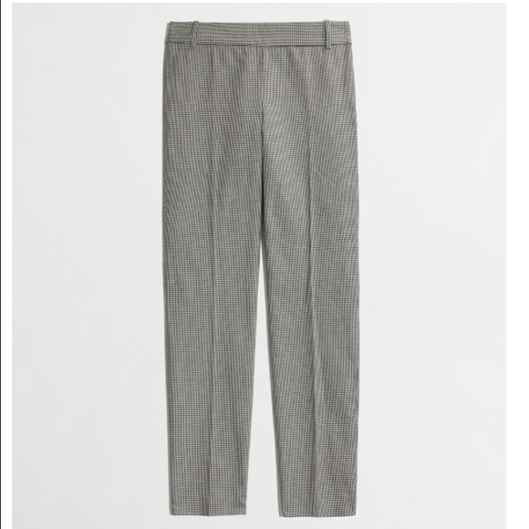 J. Crew FACTORY WINNIE PANT IN HOUNDSTOOTH size 6