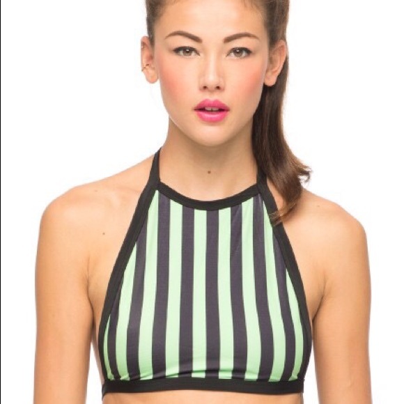 SOLD! Motel Rae Longline Bikini Top - Picture 1 of 2