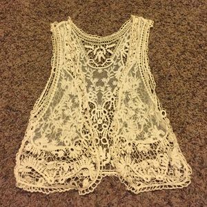 Crochet vest