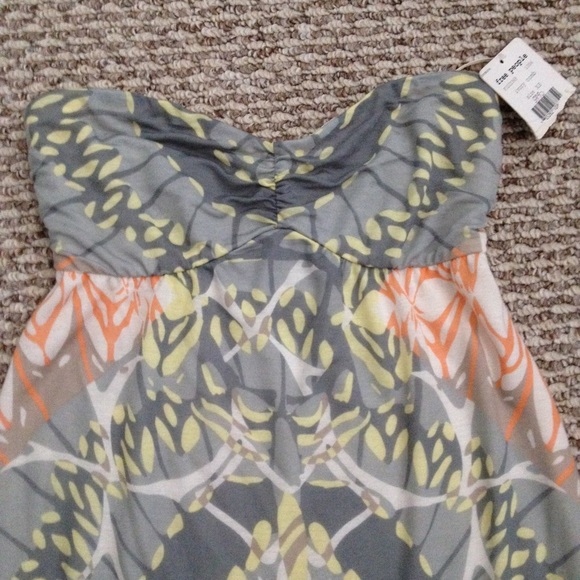 BNWT Free People Strapless Dress - Picture 3 of 4