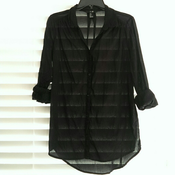 Black button up